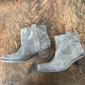 Lucky Brand Terra suede ankle boots