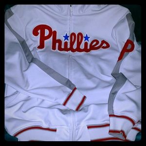 Phillies zip up jacket Mitchell & Ness