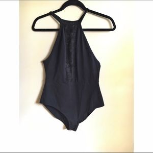 Black and Lace Bodysuit