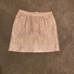 Pink and Silver shimmer skirt