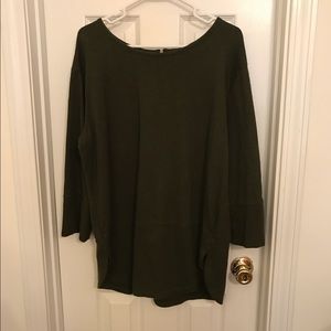 Dark green 3/4 length shirt, XXL