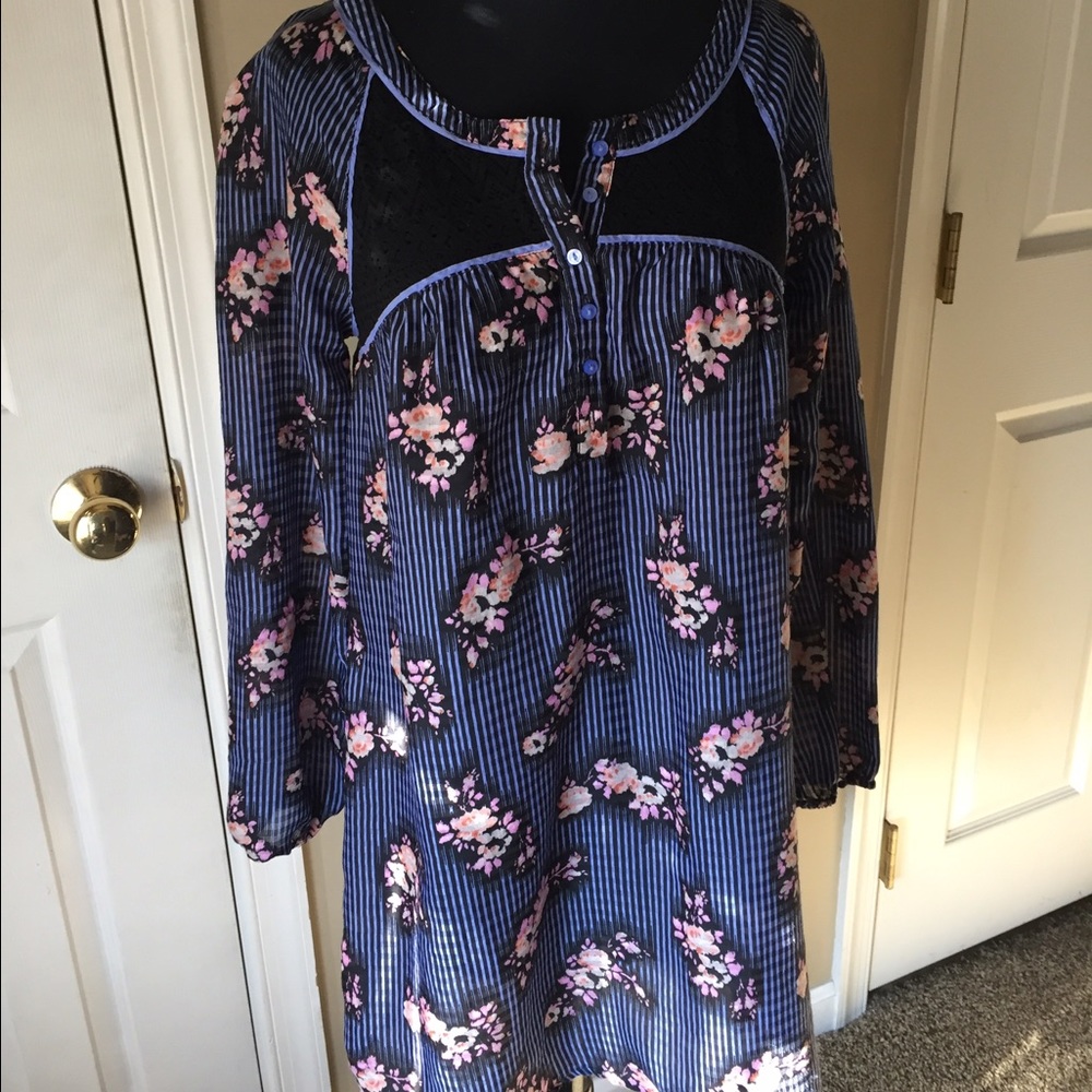 Free People blouse dress