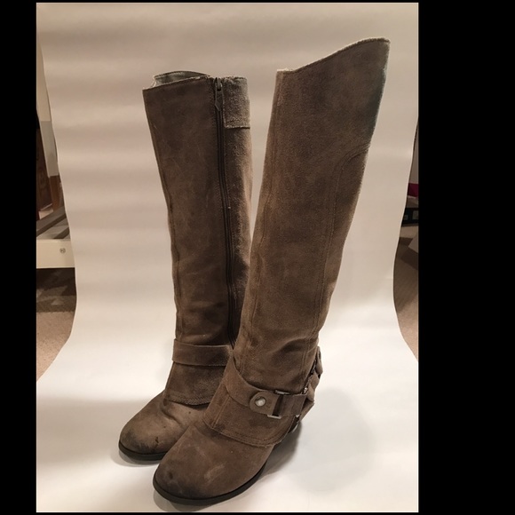 fergie knee high boots