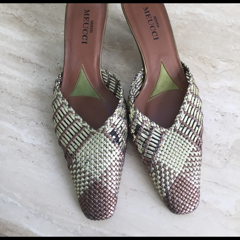 Sesto Meucci mules. Never worn. Size 9.