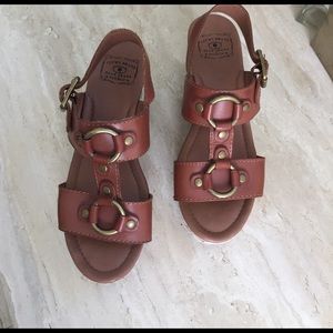 Lucky Brand flatforms. Size 8.