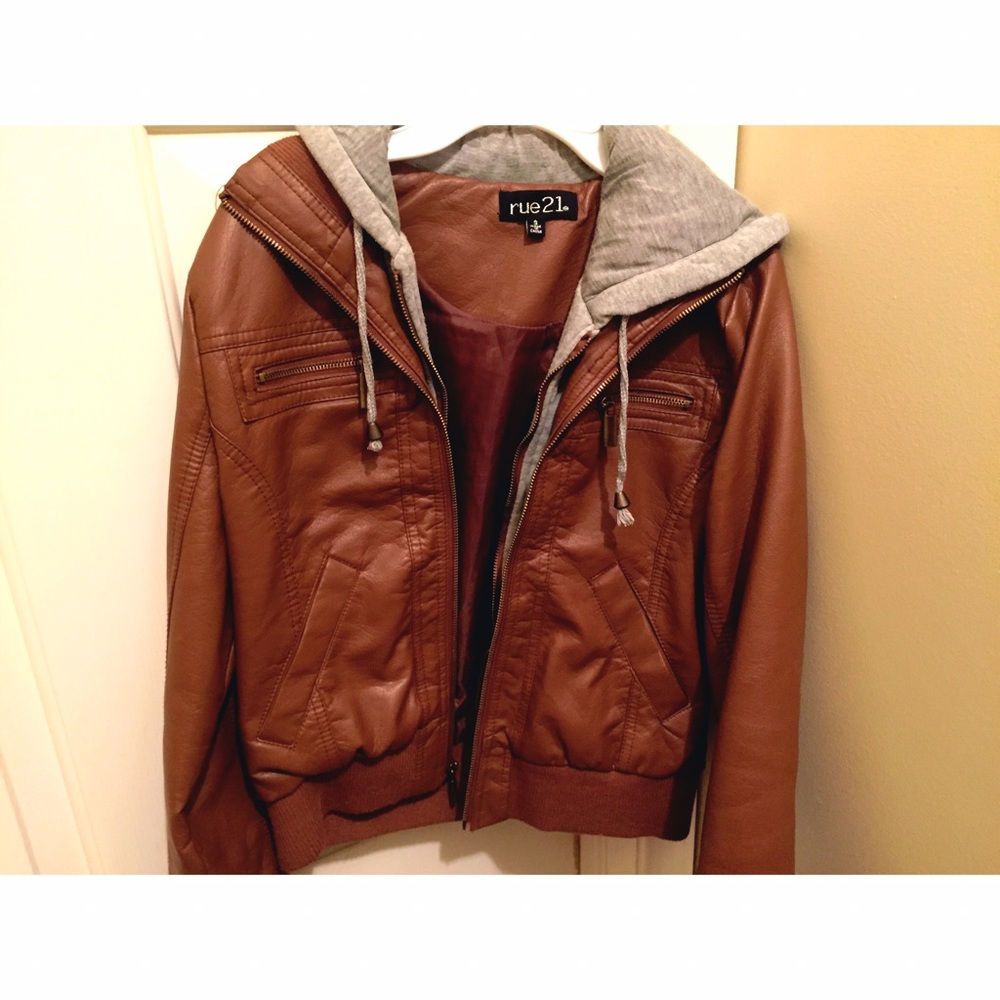 Leather Jacket/Hoodie