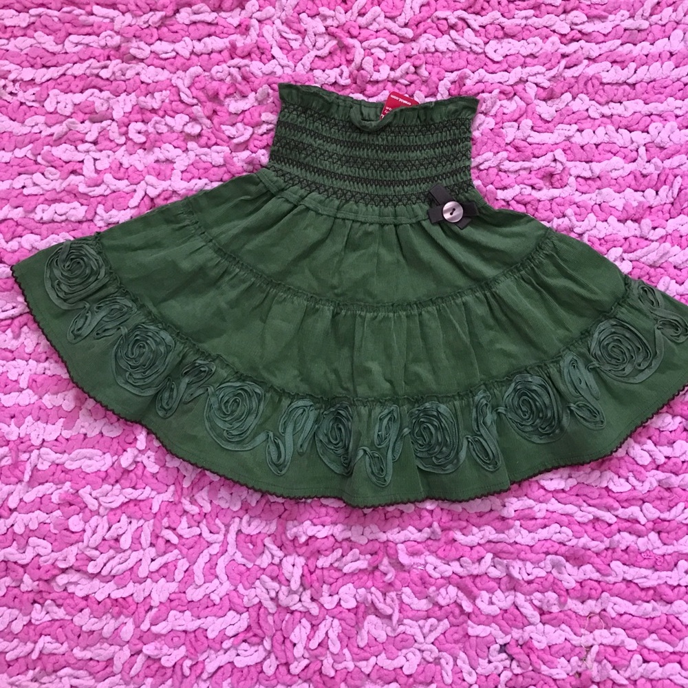 Onekid green circle skirt NEW