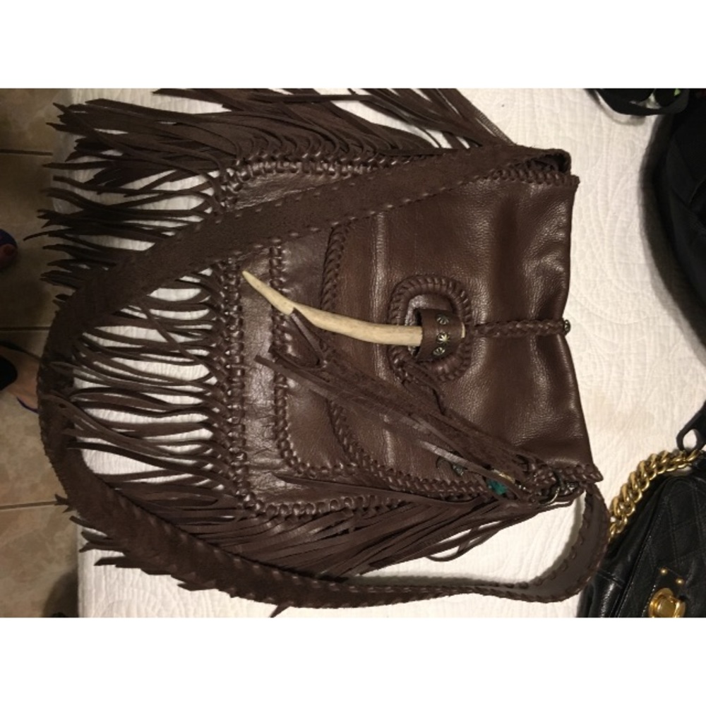 Beautiful leather Love Heals Purse