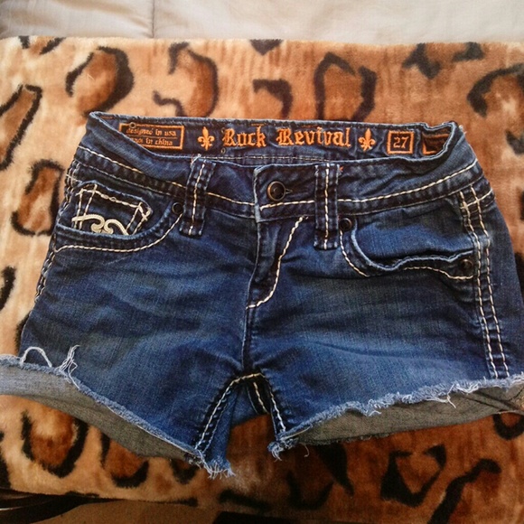 Rock revival cut off shorts size 27 - Picture 2 of 6