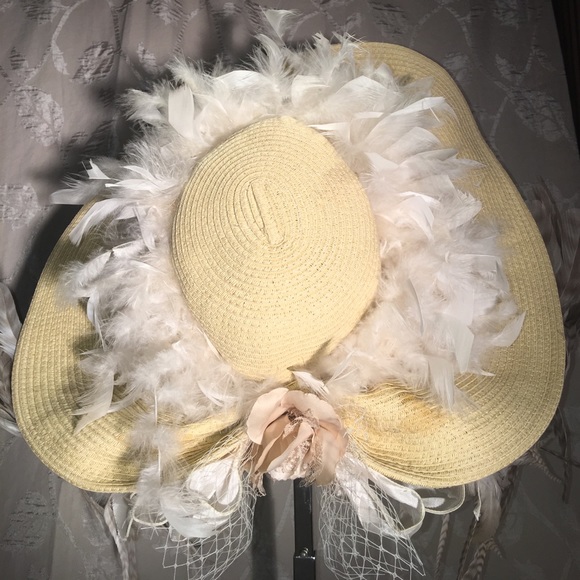 Custom made Derby feather Hat