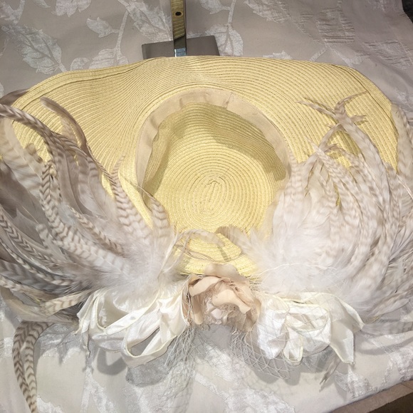 Custom made Derby feather Hat