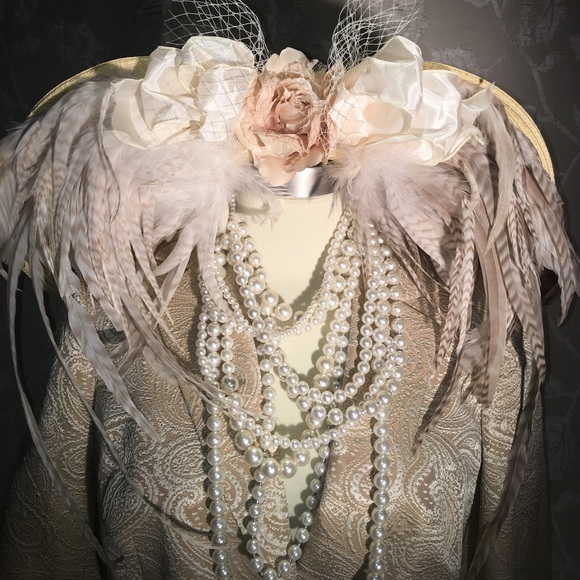 Custom made Derby feather Hat