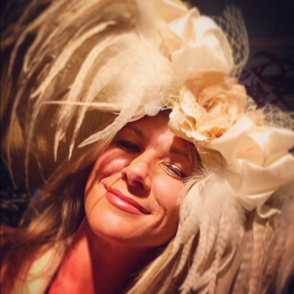 Custom made Derby feather Hat