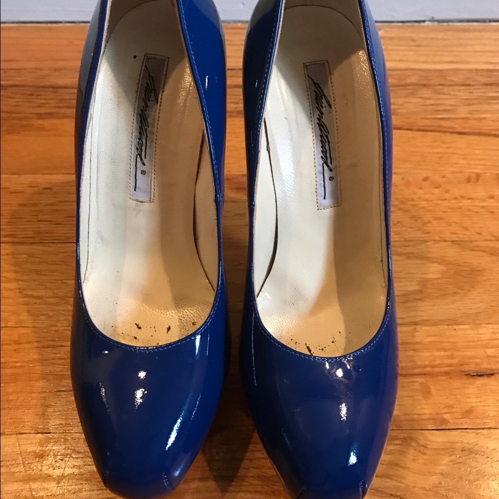 Brian Atwood Blue Maniac heels 35.5