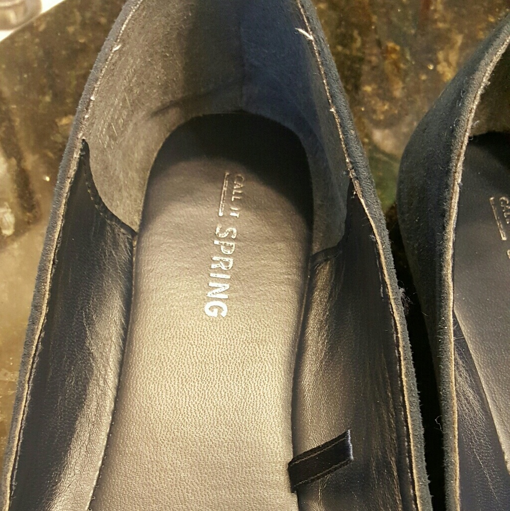 Call it Spring Navy flats - Picture 2 of 3