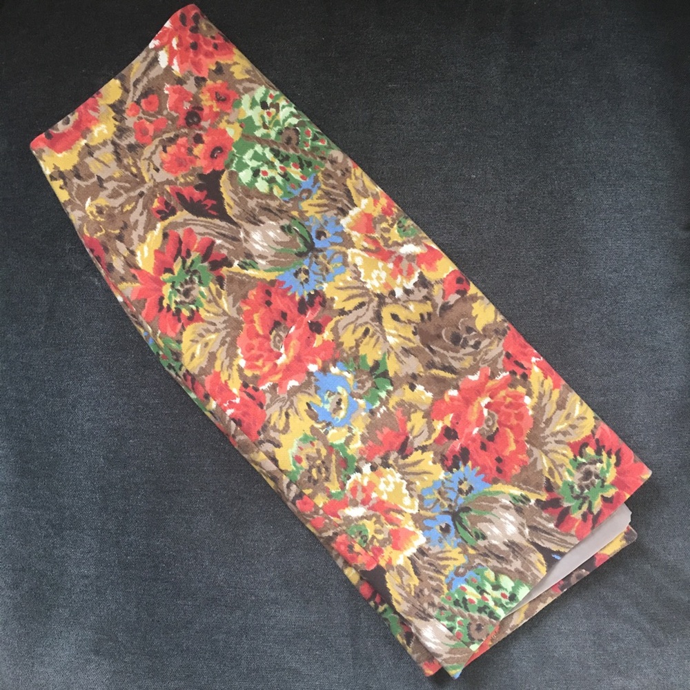 Floral Talbots pencil skirt