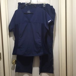 Cherokee Flexibles 2 pc. Scrub set navy size 2X