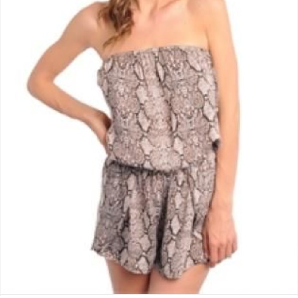 Silk romper