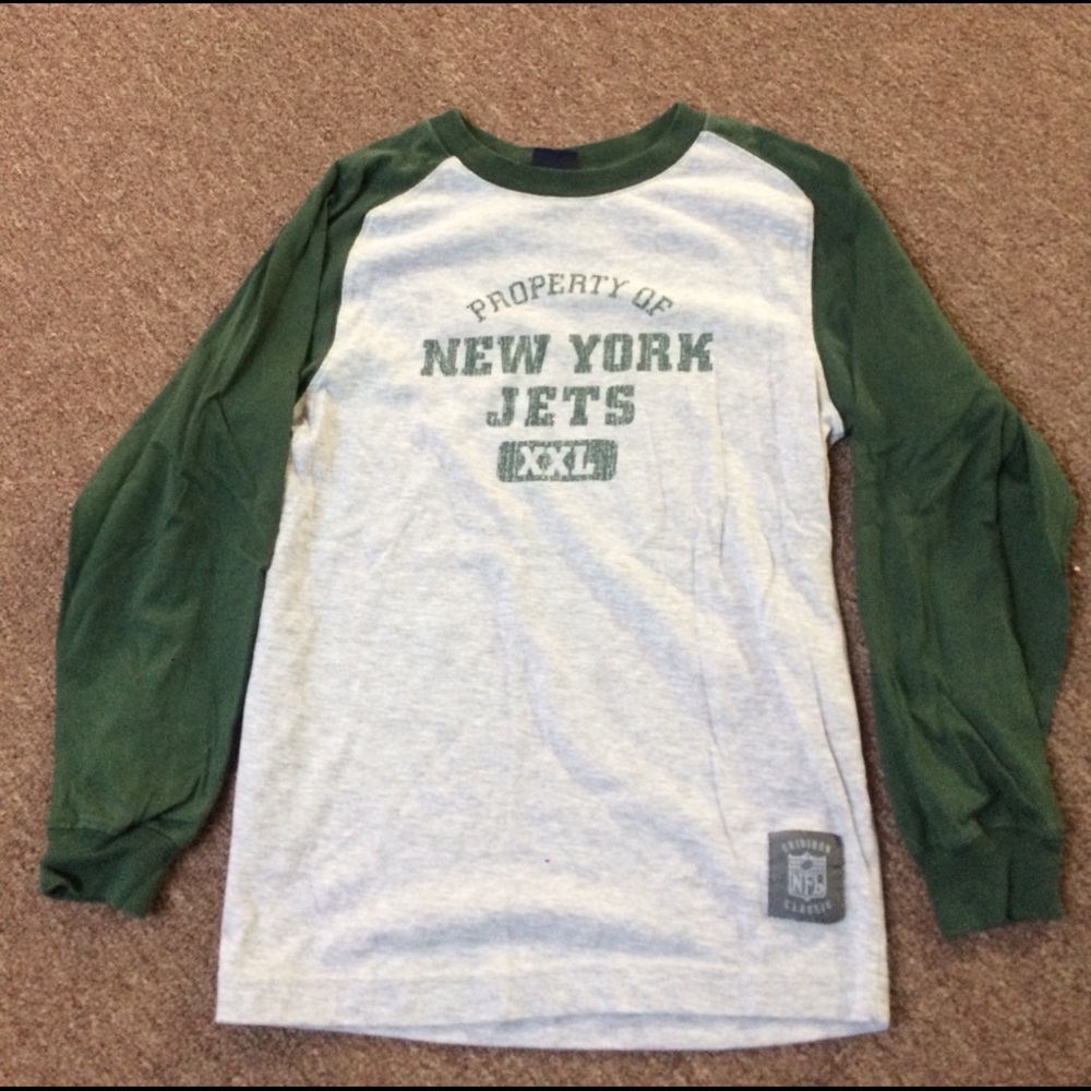 Boys long sleeve jets shirt