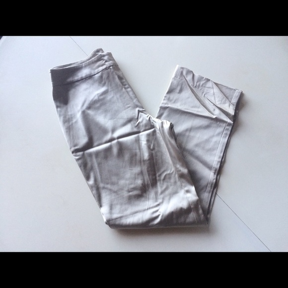 Eileen fisher champaign satin pants trousers s - Picture 1 of 4