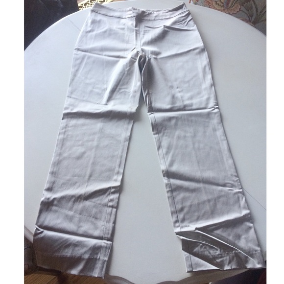 Eileen fisher champaign satin pants trousers s - Picture 2 of 4