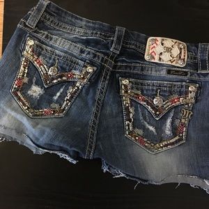 Miss me cut off shorts