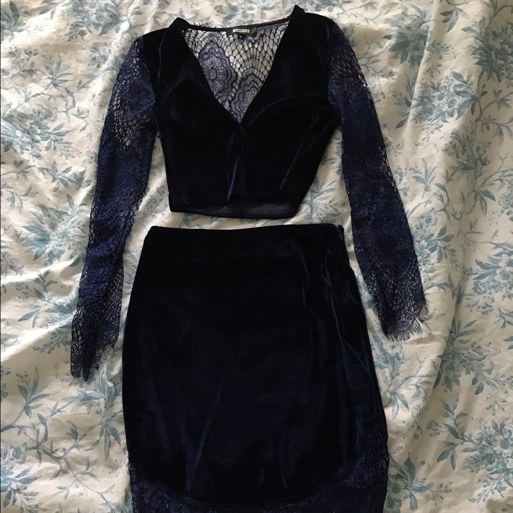 Two piece velvet set