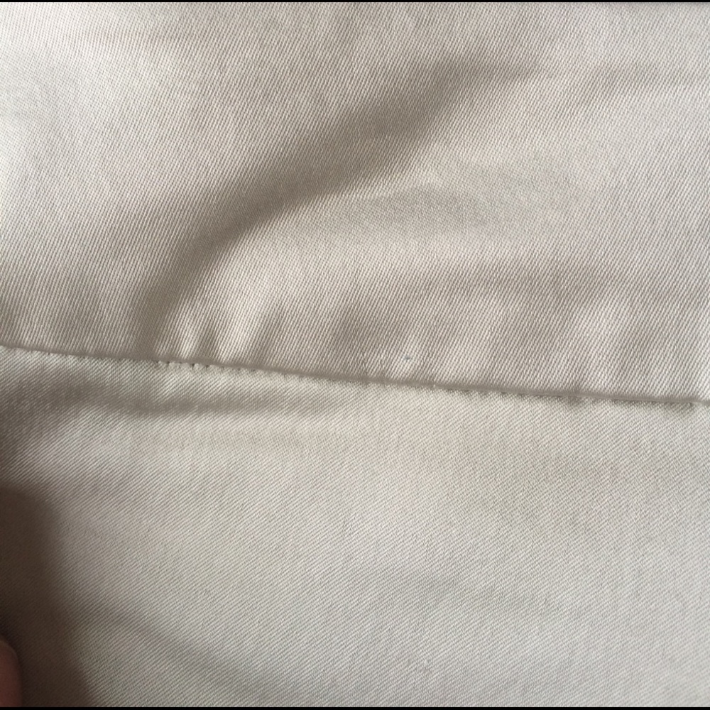 Eileen fisher champaign satin trouser pants s