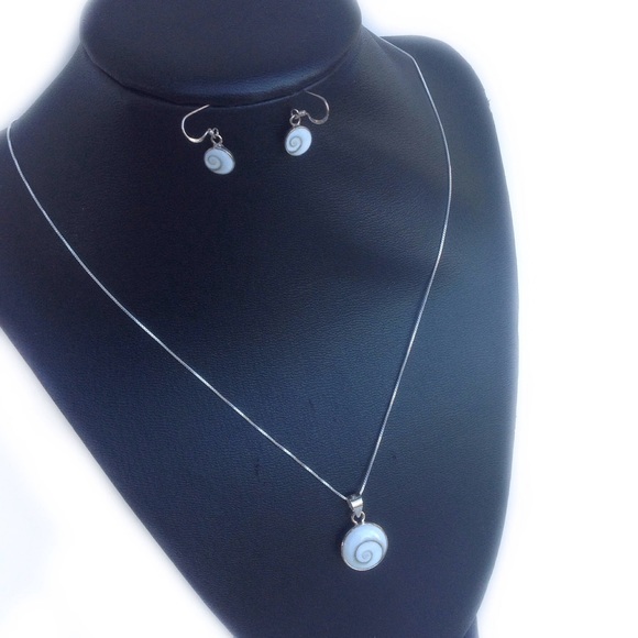 Sterling Silver Shiva Shell Set - Picture 3 of 8