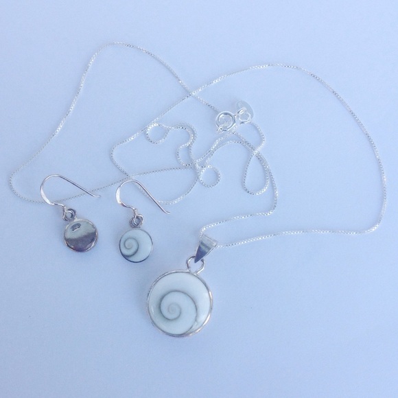 Sterling Silver Shiva Shell Set - Picture 6 of 8
