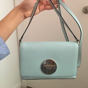 Kate Spade small light blue crossbody purse