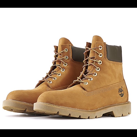 Timberland Men\'s 6 inch Basic BT Wheat Nubuck