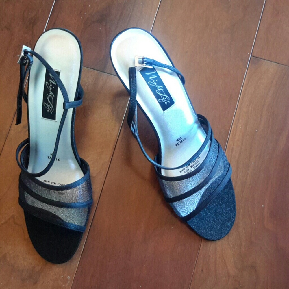 NIB Nightlife Enchantment Black Heels, 10N