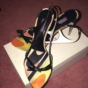 Emilio Pucci satin Women's dress sandals