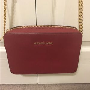 Large leather cross body