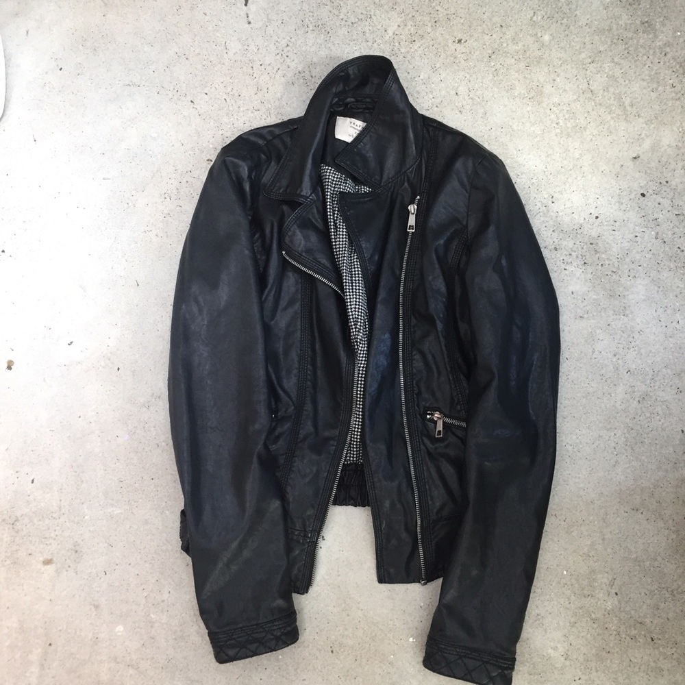 Zara leather jacket