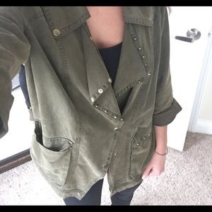 Army green jacket