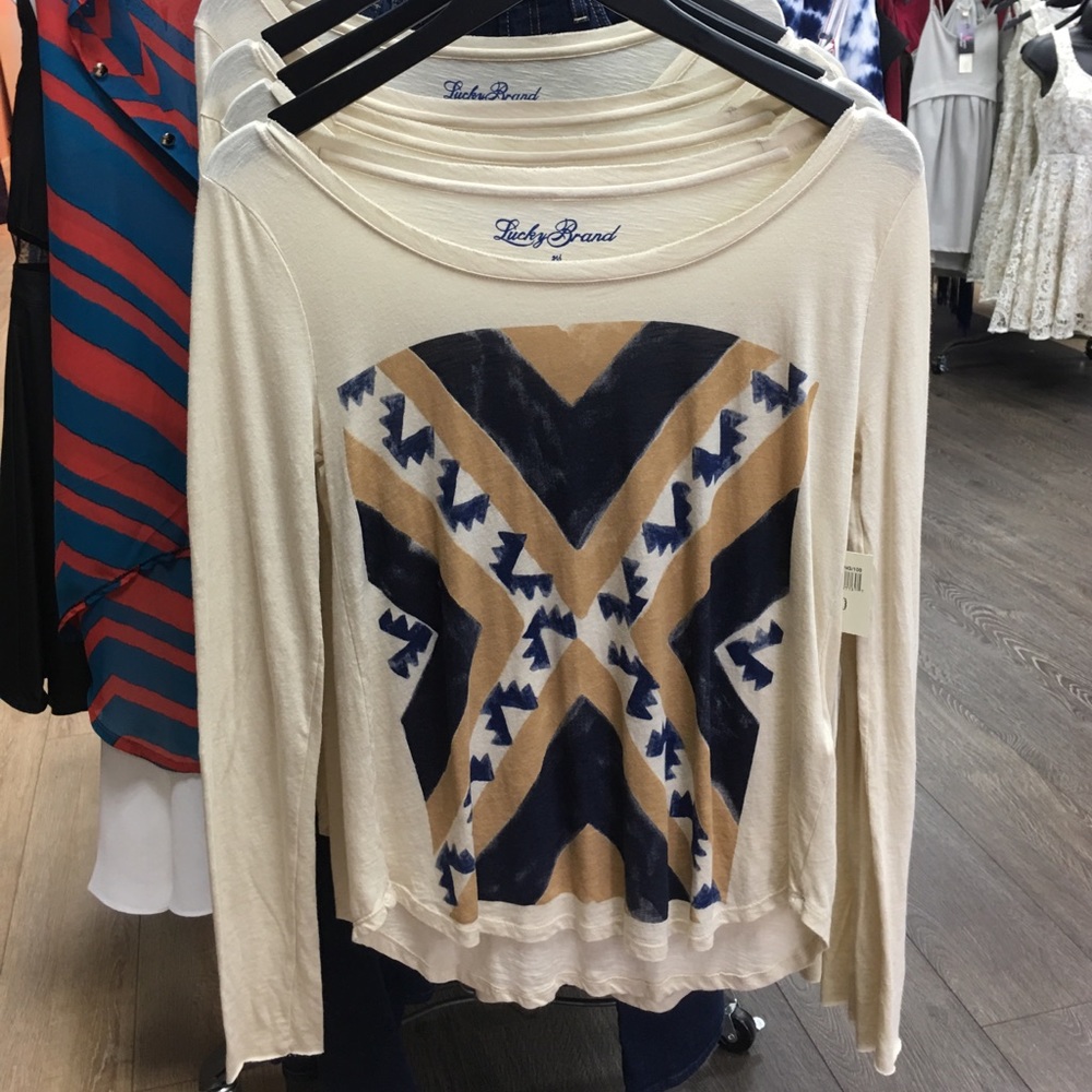 NWT Lucky Brand Long sleeve Tee