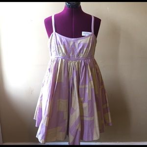 Freeway patterned flounce dress