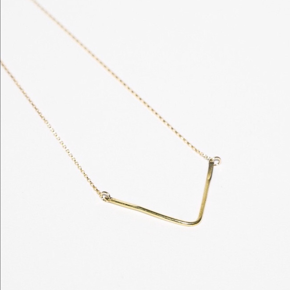 Wishbone Long Necklace