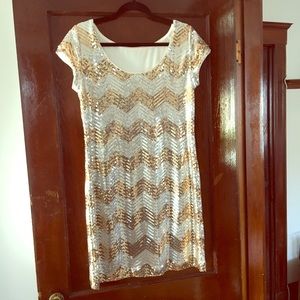 White House Black Market sequin dress.