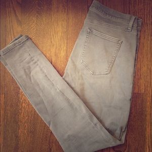 Gap True Skinny gray jeans