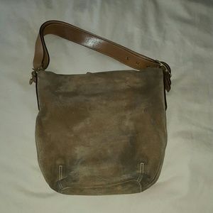 Coach cowhide leather purse worn with love
