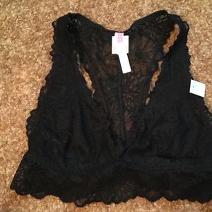 VS Pink Brand New with Tags Unlined Floral Bralett