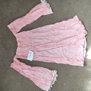Pink Lily Boutique Pink off shoulder Dress