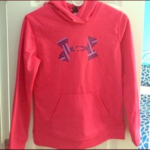 NWT pink under armor sweatshirt
