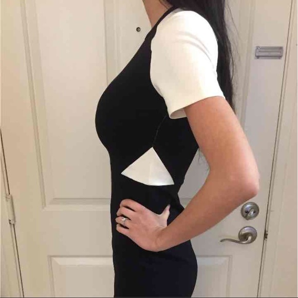 Lulus black and white dress - Picture 2 of 4