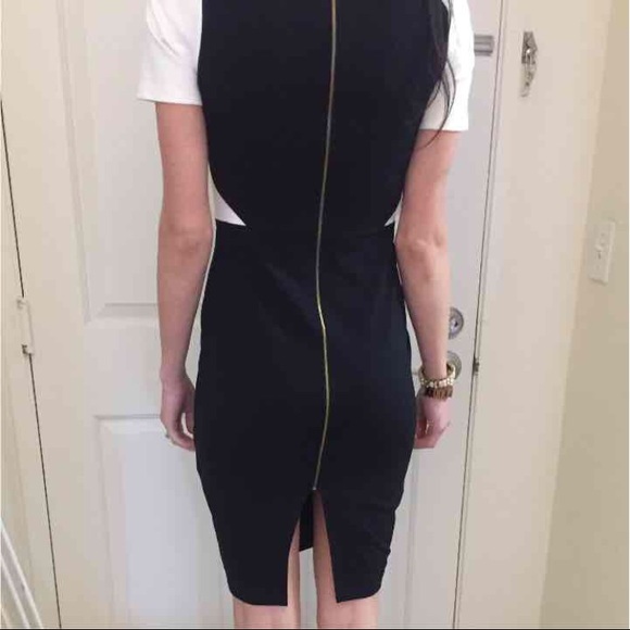 Lulus black and white dress - Picture 3 of 4