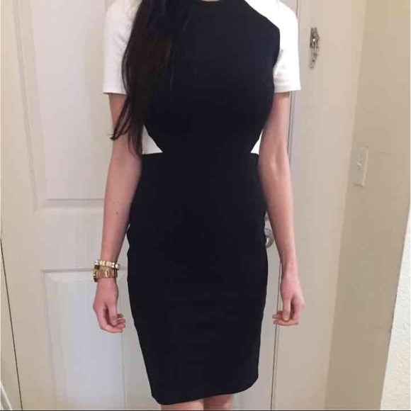 Lulus black and white dress - Picture 4 of 4