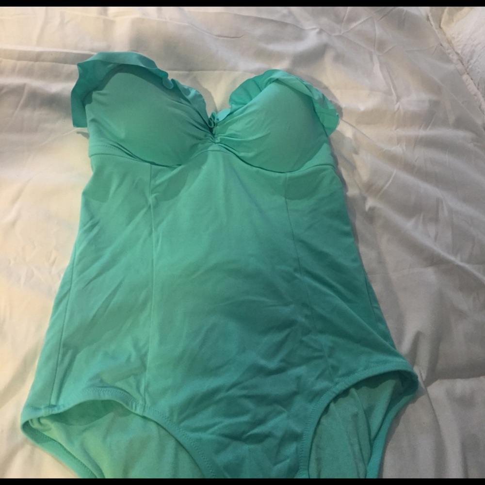 Teal one piece